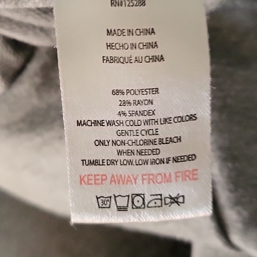 Rae Dunn Gray Mama Bear Pullover Hoodie - Size XS - Picture 5 of 5